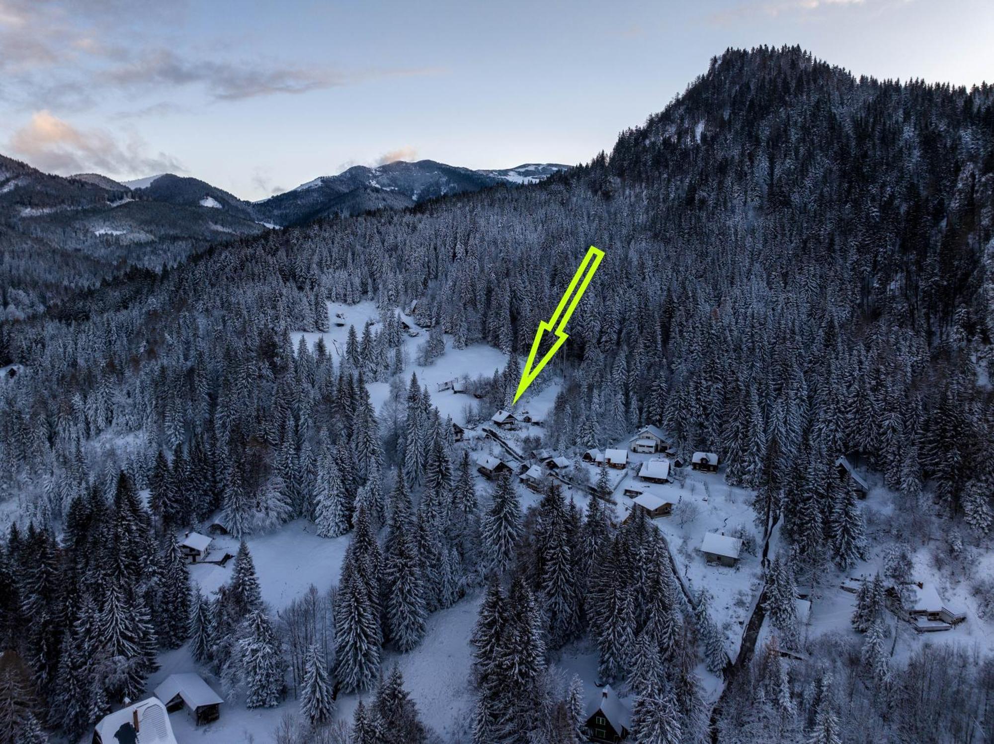 Dwarfs Cabin Overlooking Julian Alps Near Bled Йесенице Екстериор снимка